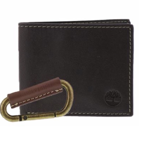 Timberland Other - Timberland NEW Brown Leather Men's Fold Flap Wallet